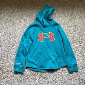 VGUC youth medium Under Armor storm hoodie, turquoise from Vail, unisex